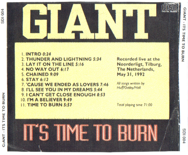 Giant - 31 mei 1992