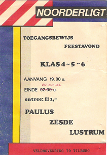 Paulus Feest - 21 sep 1984