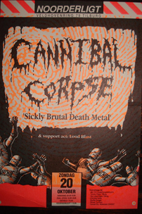 Cannibal Corpse - 20 okt 1991