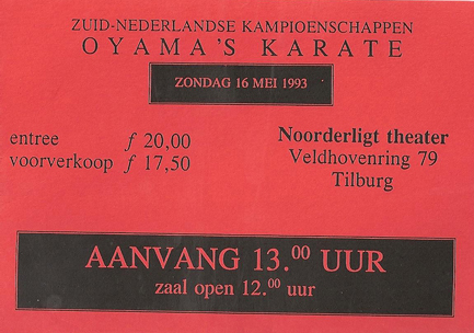 Oyama's Karate Toernooi - 16 mei 1993