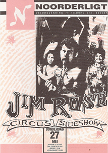 Jim Rose Circus Side Show - 27 mei 1993