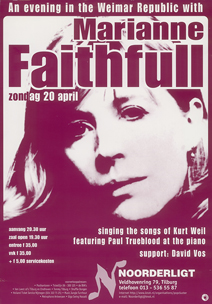 Marianne Faithfull - 20 apr 1997