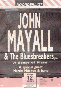 John Mayall & the bluesbreakers  - 12 okt 1990