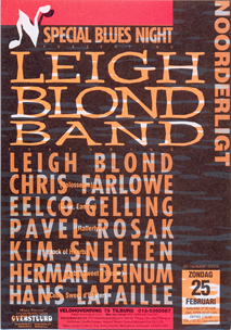 Leigh Blond Band feat. Eelco Gelling - 25 feb 1996