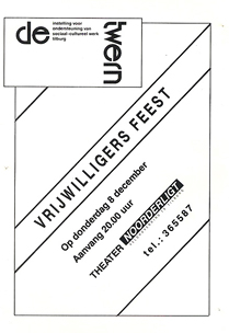 De Twern vrijwilligers feest -  8 dec 1988