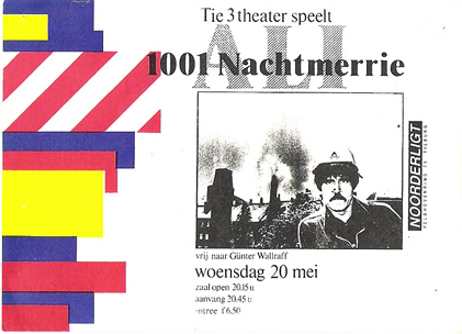 Tie 3 theater met Ali 1001 Nachtmerrie - 20 mei 1987