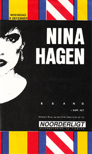 Nina Hagen -  9 dec 1987