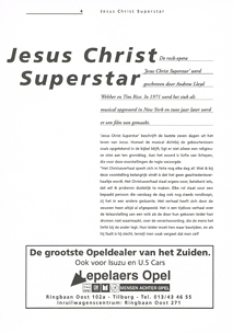 Rock-Opera Jesus Christ Superstar -  7 jan 1993