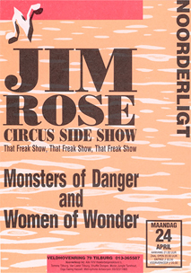 Jim Rose Circus Side Show - 24 apr 1995