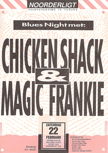 Stan Webb's Chicken Shack / Magic Frankie - 22 feb 1992