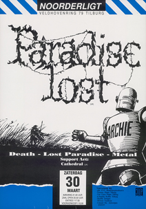Paradise Lost / Cathedral - 30 mrt 1991