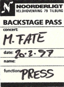 Mercyful Fate + King Diamond - 20&nbsp;mrt&nbsp;1997